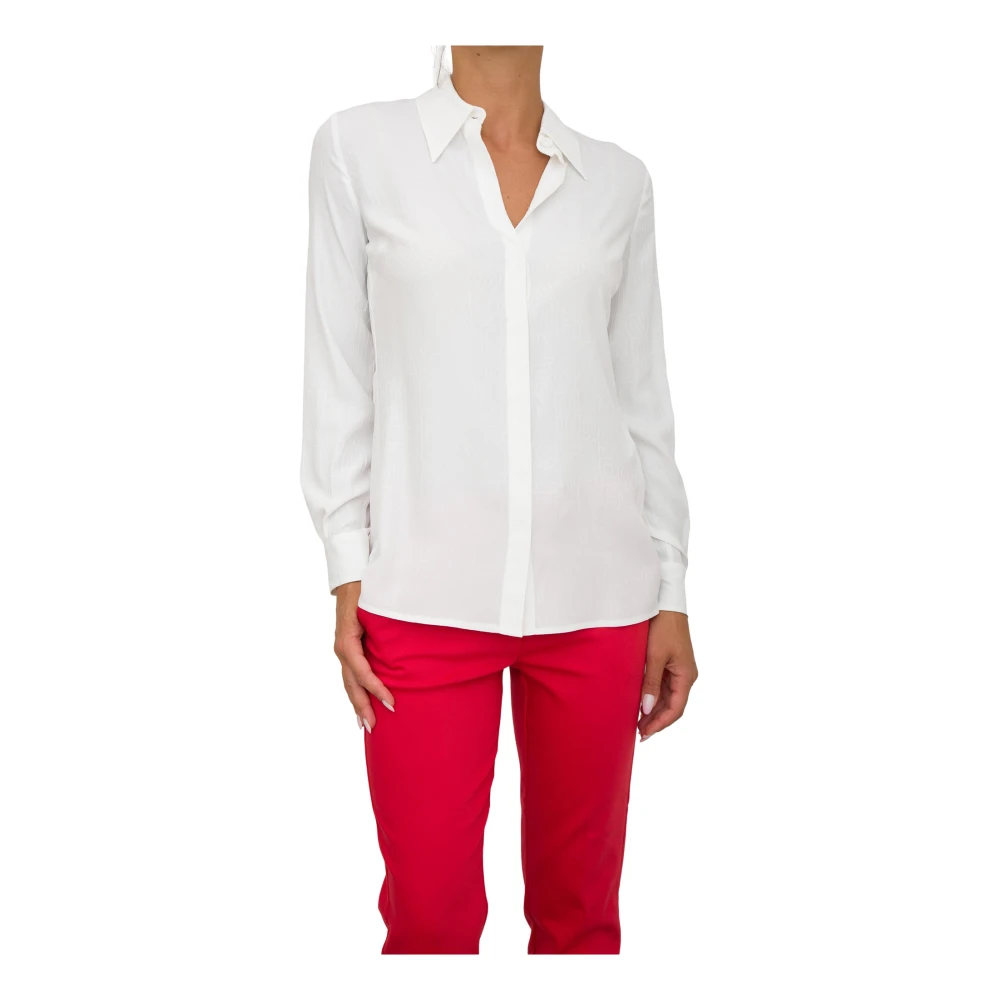 Elisabetta Franchi Stijlvolle Blouse voor Vrouwen White Dames