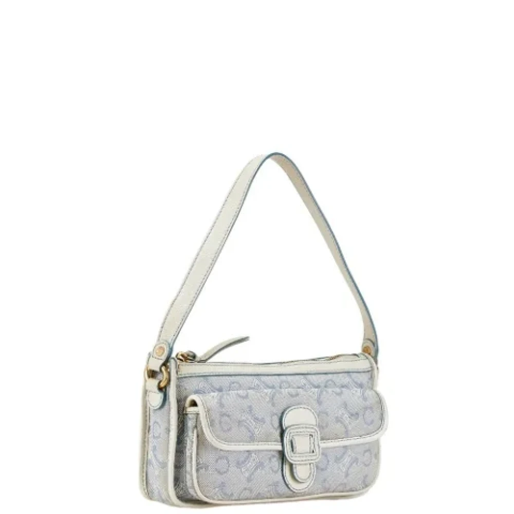 Celine Vintage Pre-owned Leather celine-bags Blue Dames