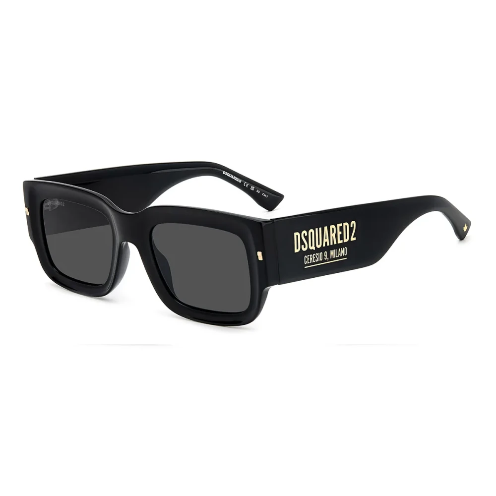 Dsquared2 Unisex Black Sunglasses, 52 Mm, Bold Men's Sunglasses D2 Style