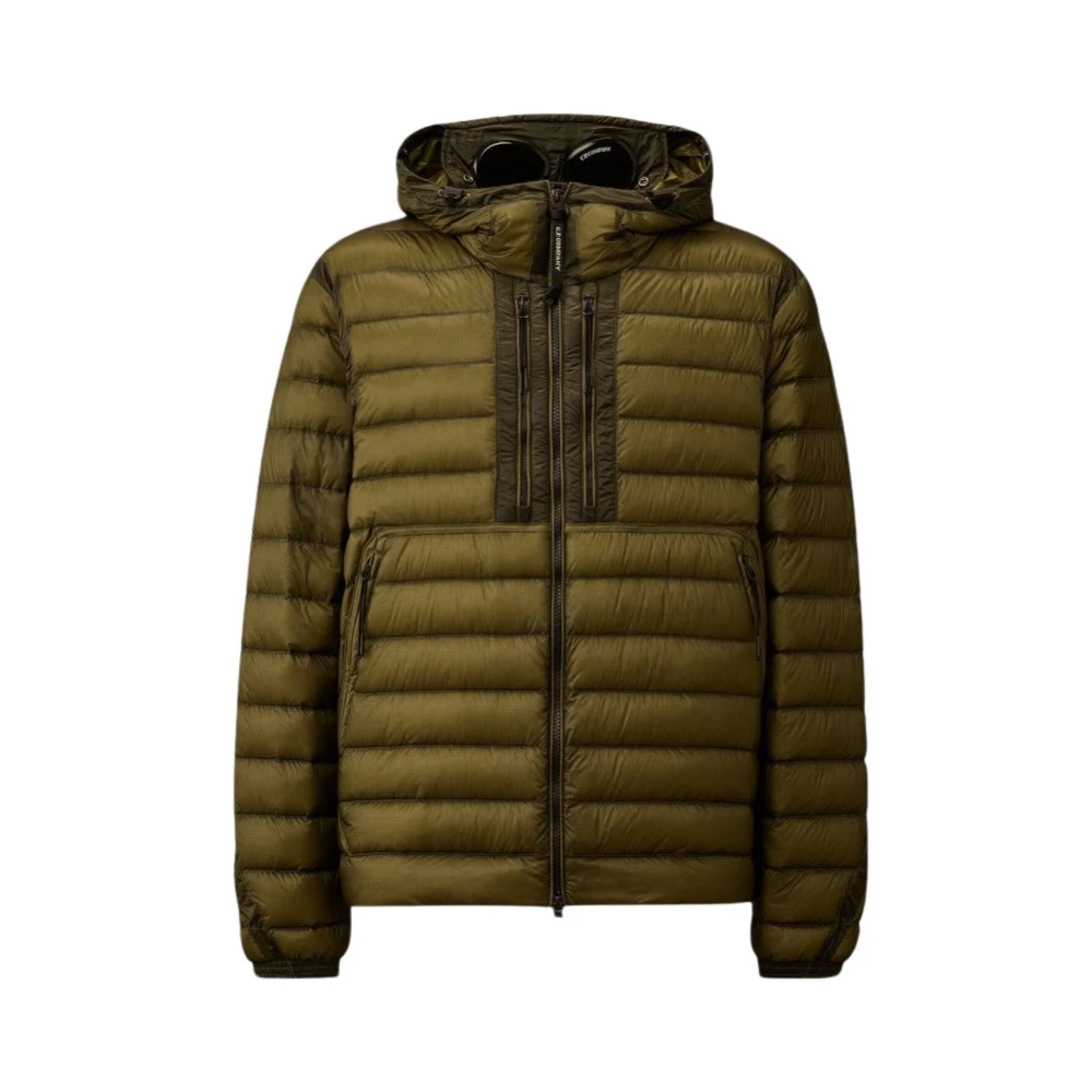 C.p. Company D.d. Shell Hooded Down Jacket - Male - Down Jackets - Green - M - Jackets