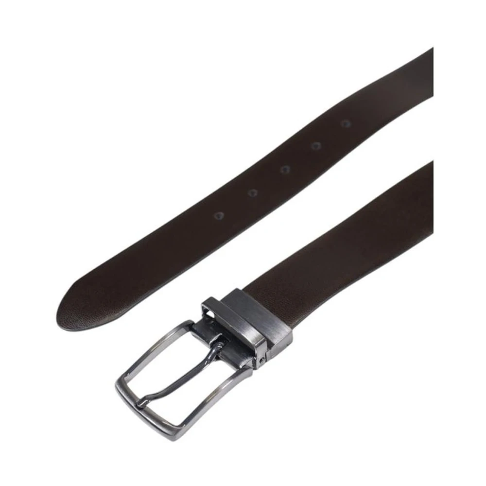 Guess Klassieke Bruin Leren Riem Brown Heren