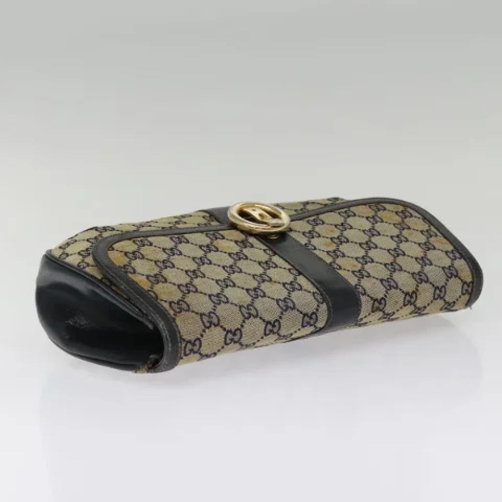 Gucci Vintage Pre-owned Canvas gucci-bags Beige Dames