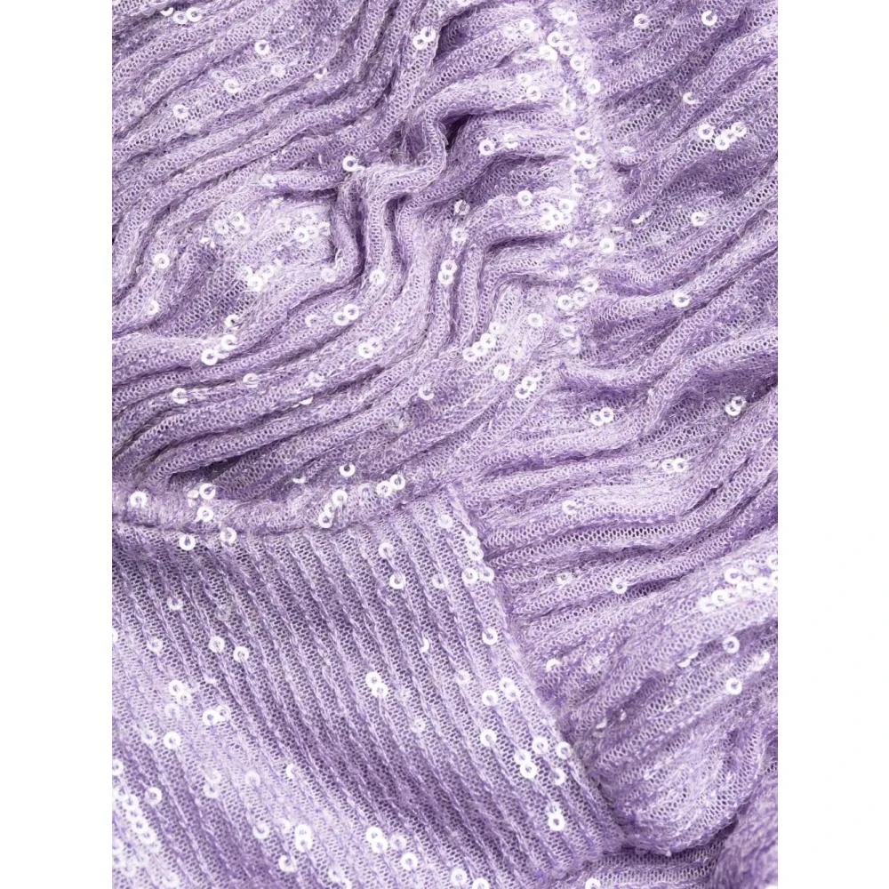 Self Portrait Midi Dresses Purple Dames