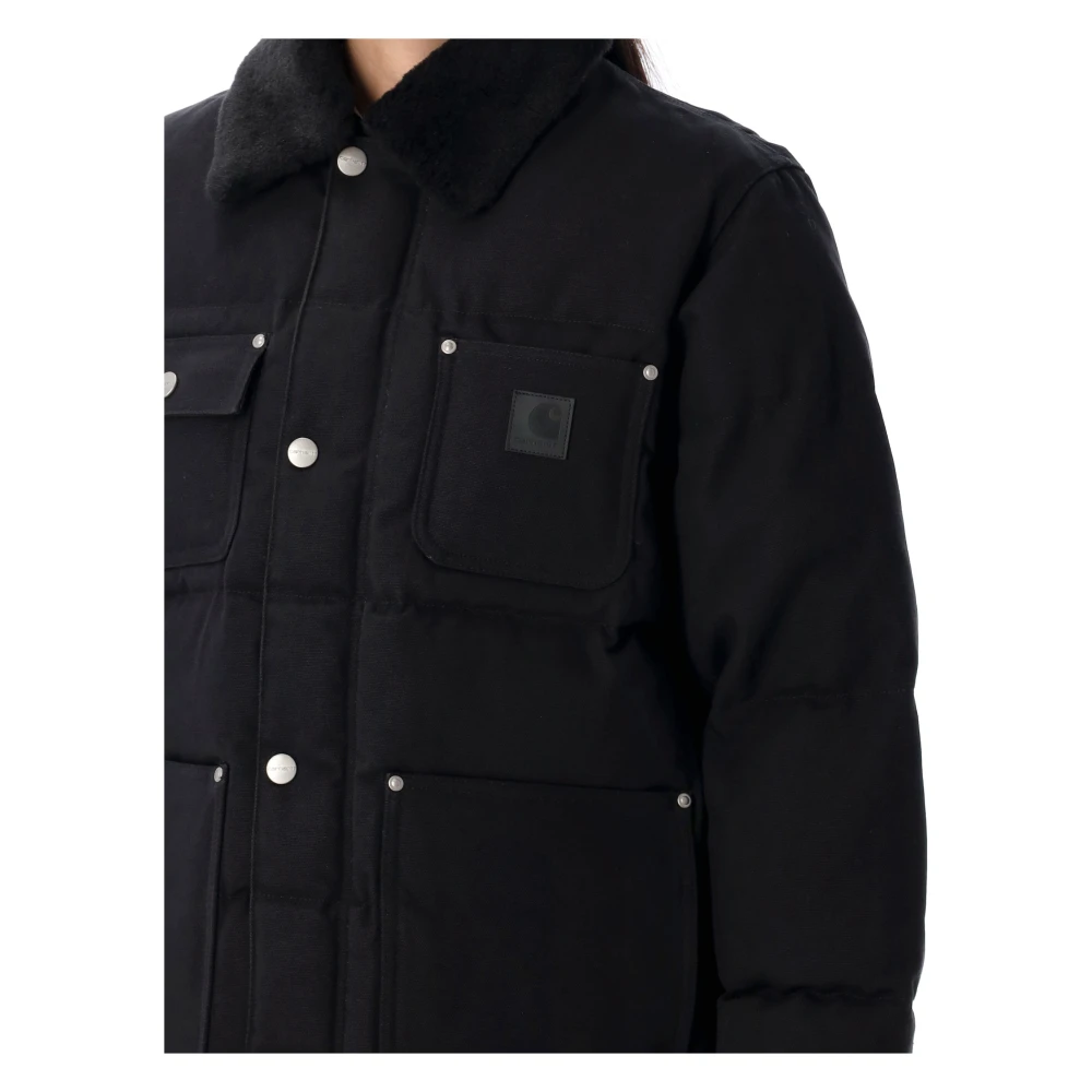 Carhartt WIP Zwarte Rayley Jas Buitenkleding Vrouwen Black Dames