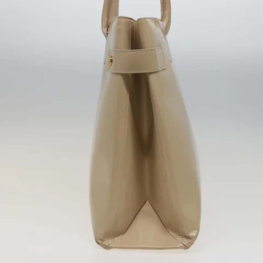 Gucci Vintage Pre-owned Coated canvas totes Beige Dames