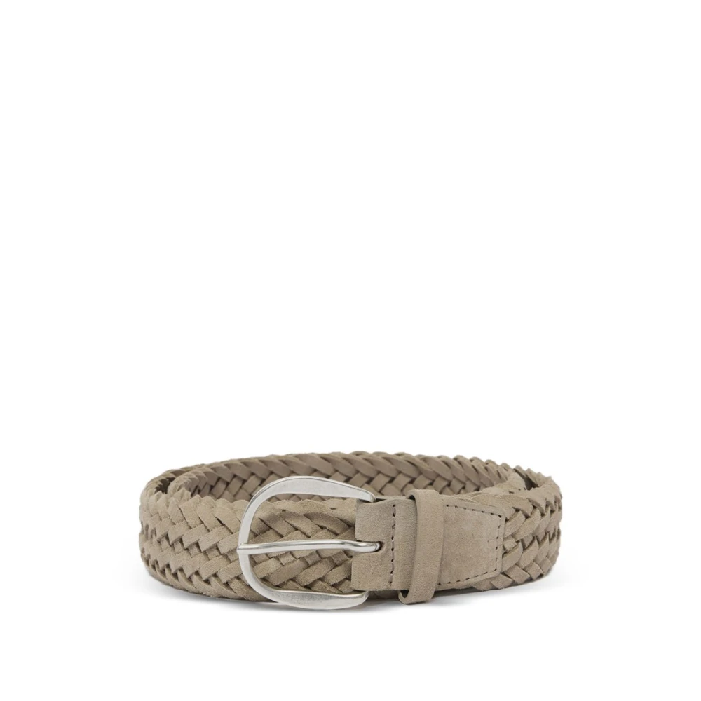 Orciani Mannelijk Beige Accessoires Heren, 95 Cm, Leer, Riemen