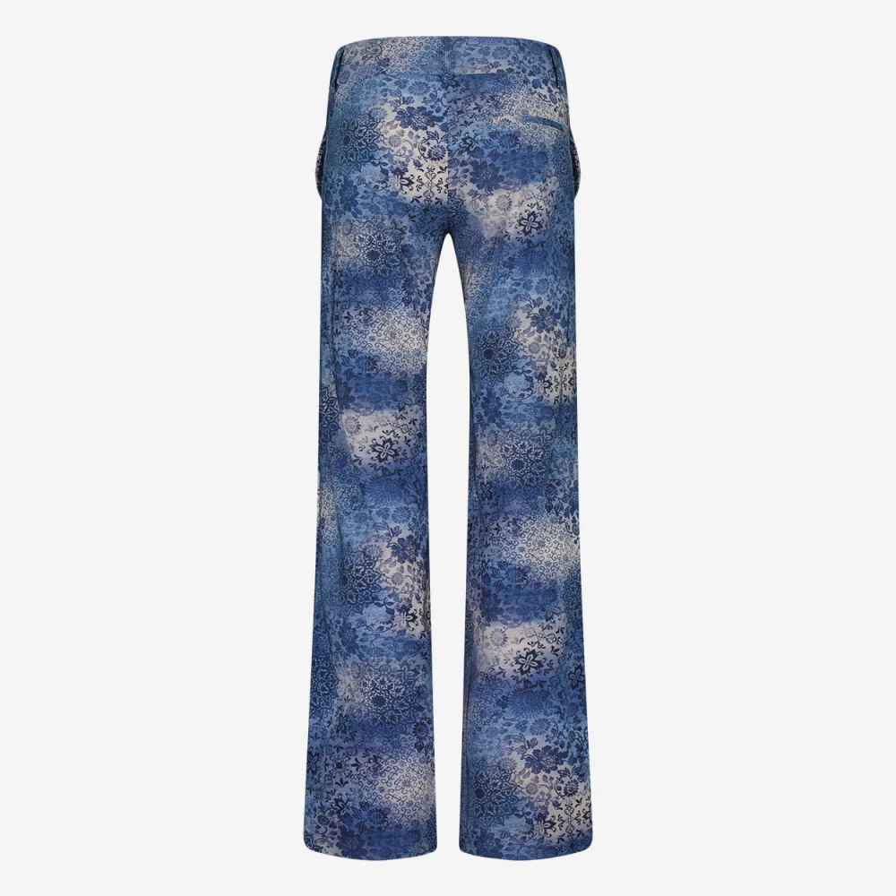 Jane Lushka Wide Trousers Blue Dames