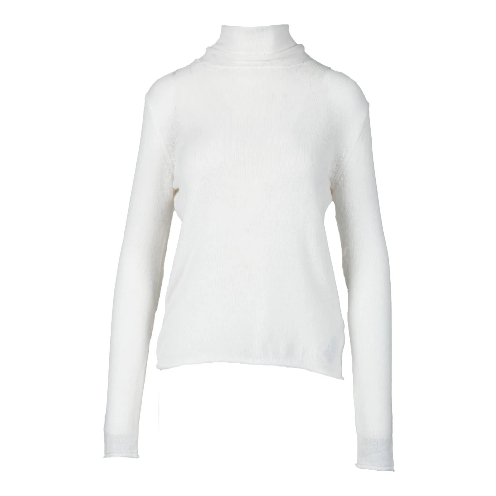 Eleventy Kasjmier Gebreide Trui White Dames