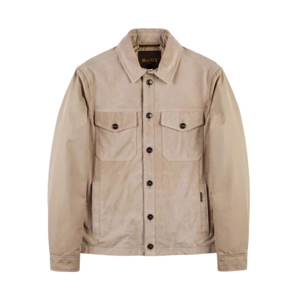Moorer Herren Beige Jacken, Xlgröße:
