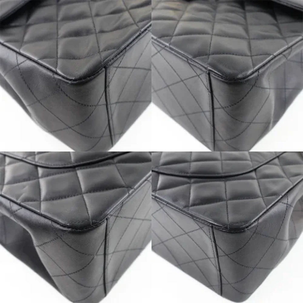 Chanel Vintage Pre-owned Leather shoulder-bags Black Dames