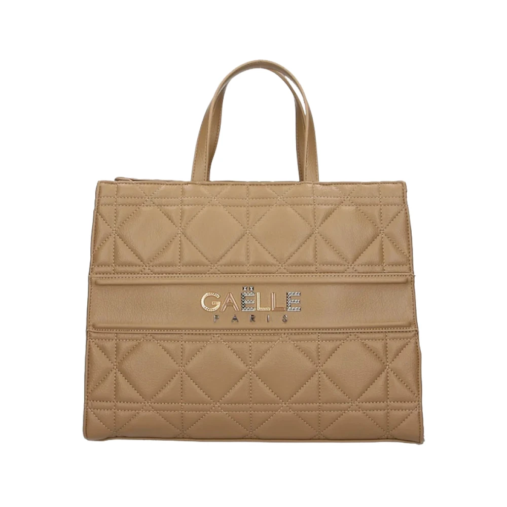 Gaëlle Paris Elegante Bruine Shopper Tas Brown Dames