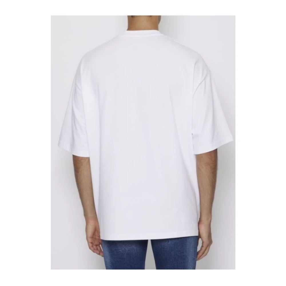 John Richmond Heren Mode T-Shirt Over White Heren