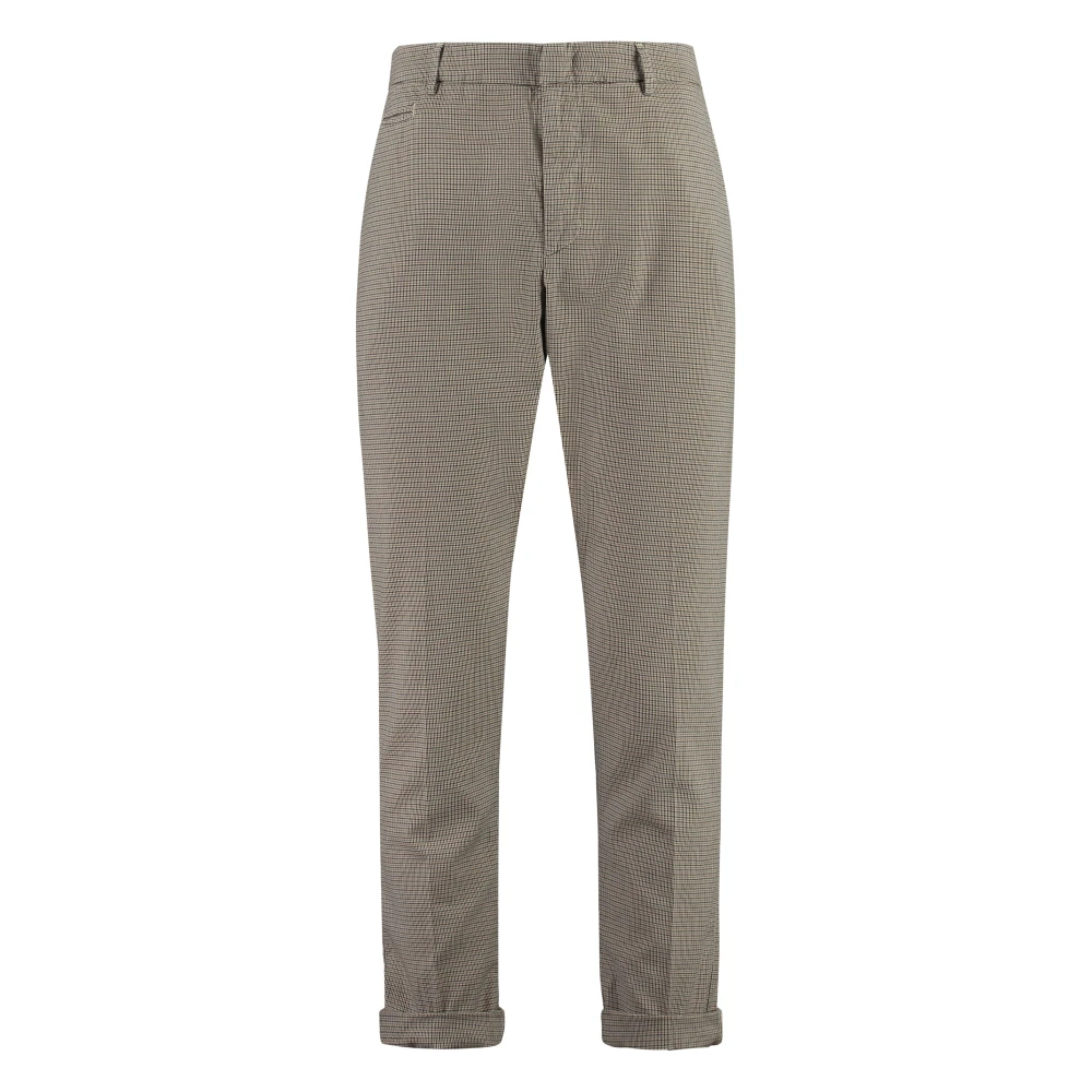 Dondup Prince-of-Wales Geruite Broek Beige Heren