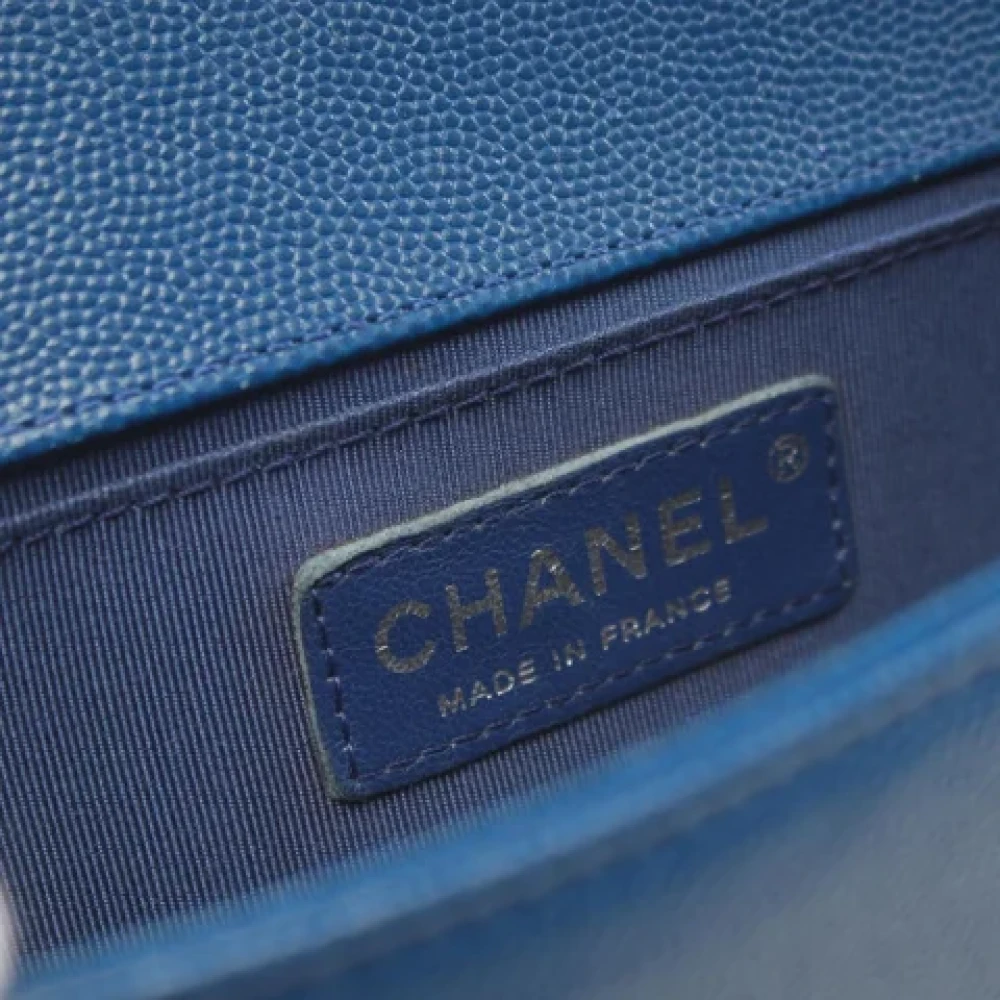 Chanel Vintage Pre-owned Fabric chanel-bags Blue Dames