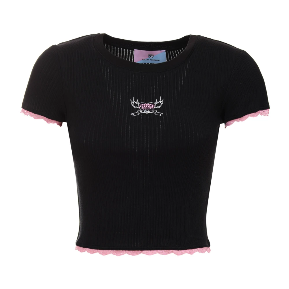 Chiara Ferragni Collection Stijlvolle Top voor Vrouwen Black Dames