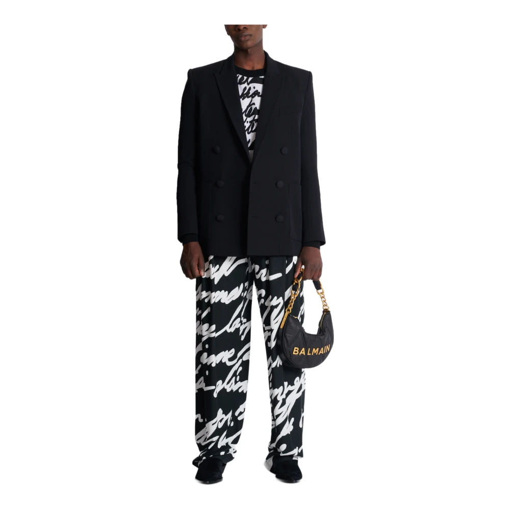 Balmain Grain de poudre blazer Black Heren