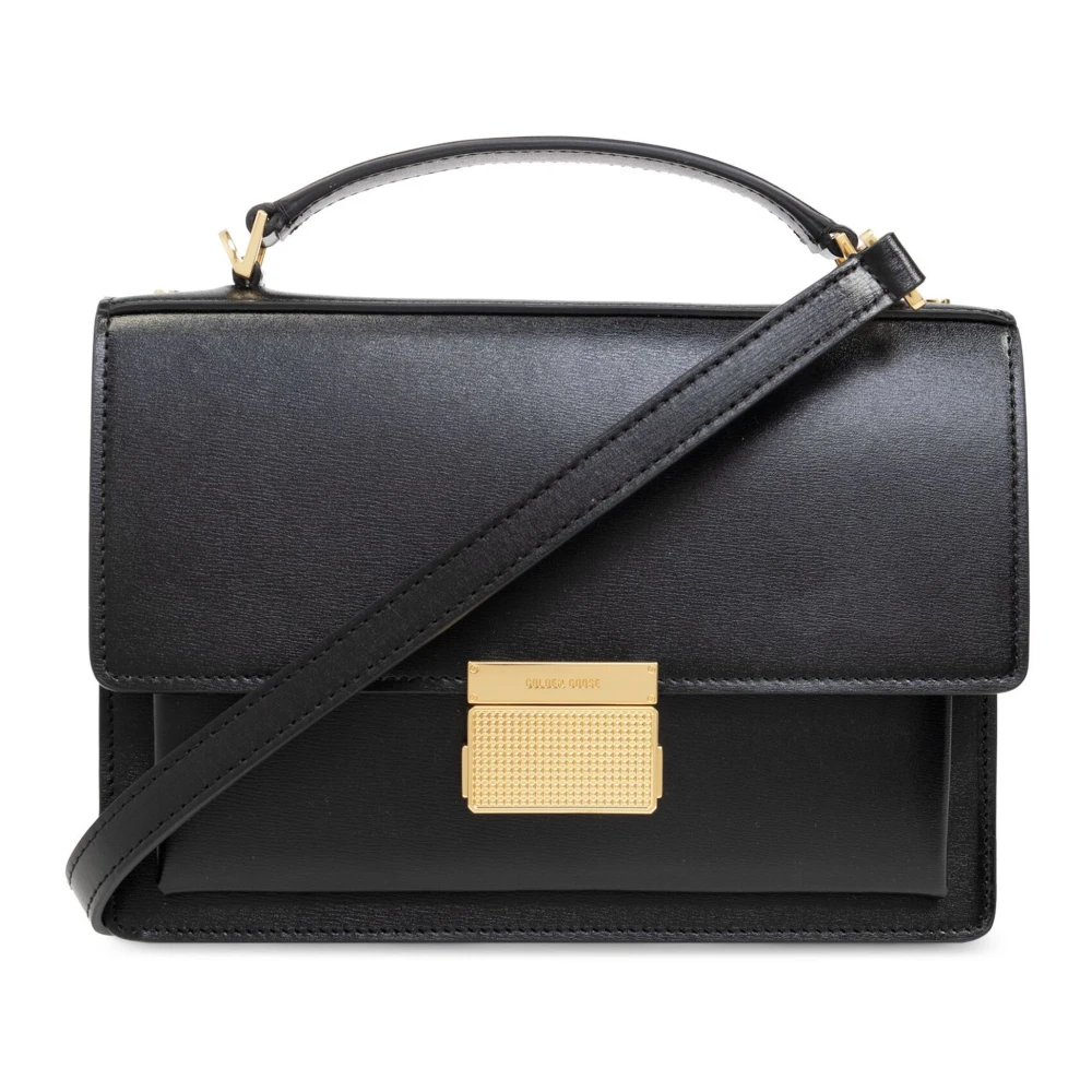 Golden Goose Palmellato leren body met gouden details Black Dames