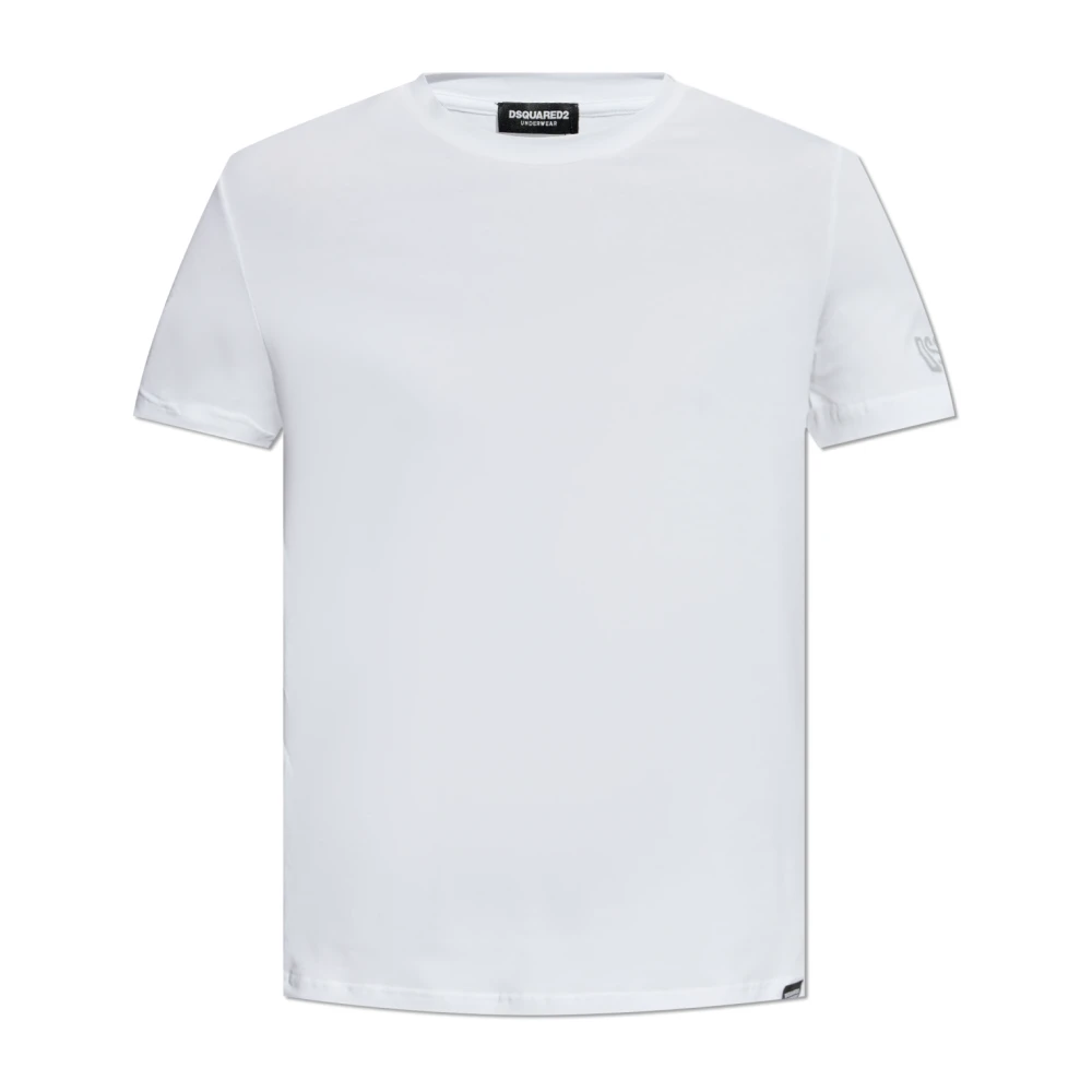 Dsquared2 T-shirt uit de Ondergoedcollectie White Heren