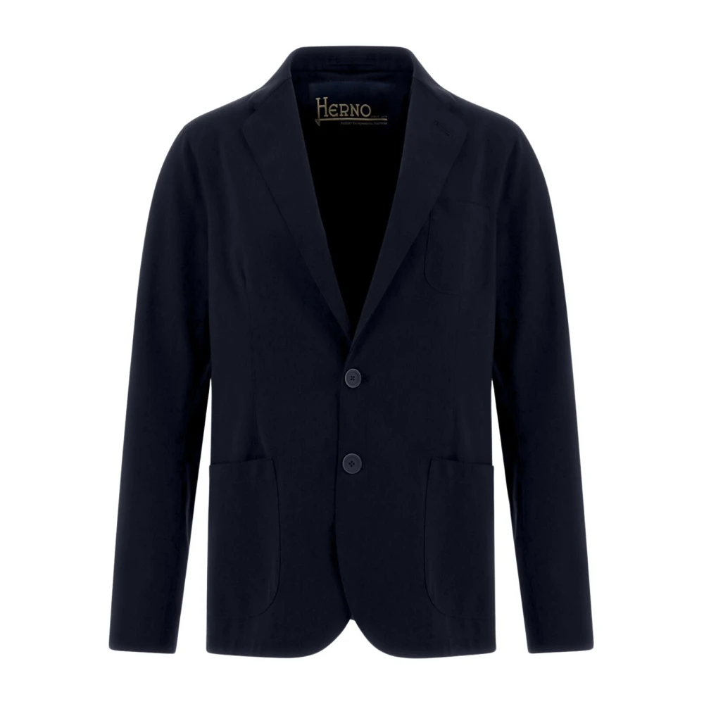 Herno - Jackets > Blazers - Blue - Herno - Modalova