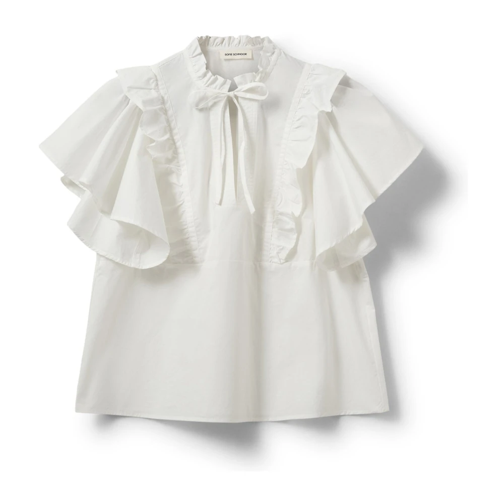Sofie Schnoor White Blouses - Female - Blouses - M - Blouses & Shirts