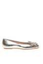 light-gold-laminated-nappa-leather-ballerina