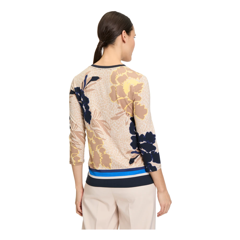 Betty Barclay Gestreept shirt met geribbelde manchetten Multicolor Dames
