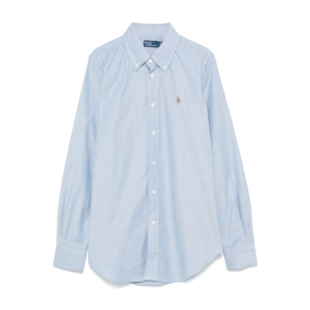 Polo Ralph Lauren Casual Blauw Lang Shirt met Lange Mouwen Blue Dames