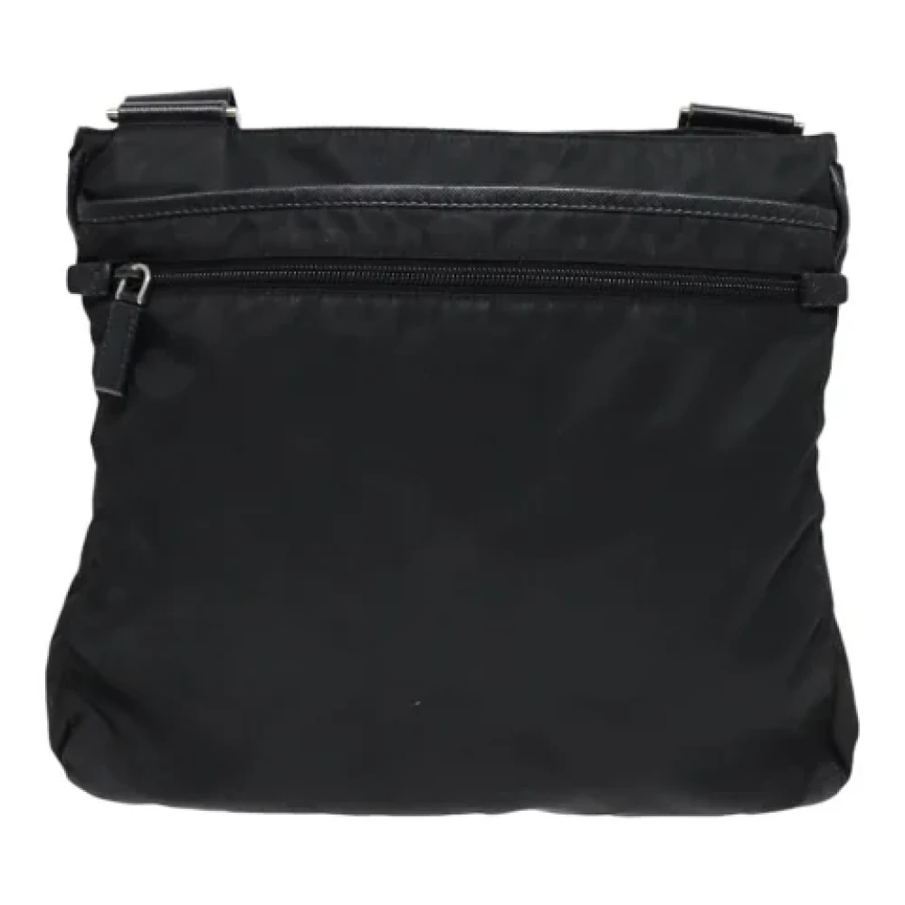 Prada Vintage Pre-owned Nylon prada-bags Black Dames