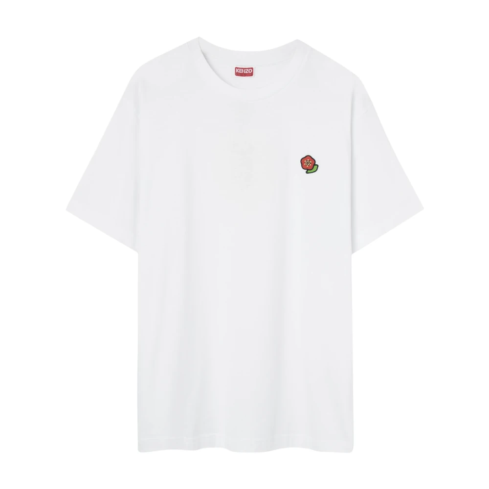 Kenzo Broderad Pop Skjorta White, Herr