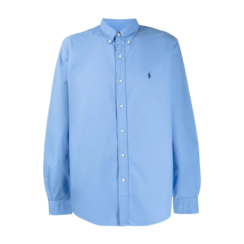 Ralph Lauren Custom Fit Oxford Skjorta Blue, Herr