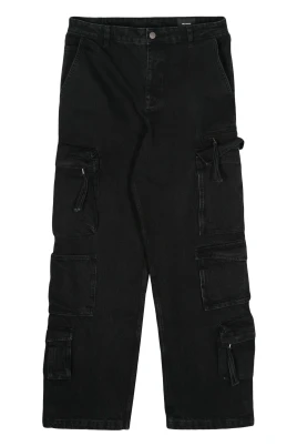 Utility Cargo Straight Jeans