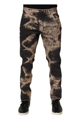 Tie-Dye Cordbyxor Beige