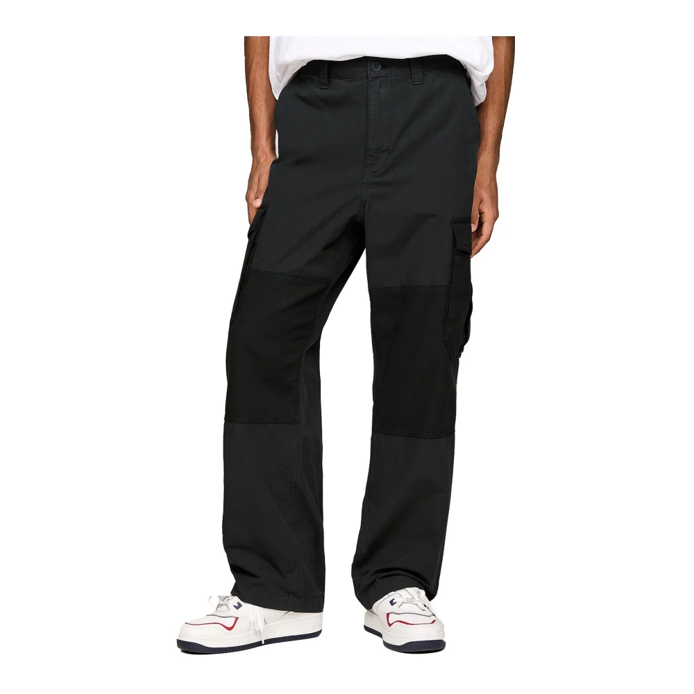 Tommy Jeans Casual Denim Broek voor Mannen Black Heren
