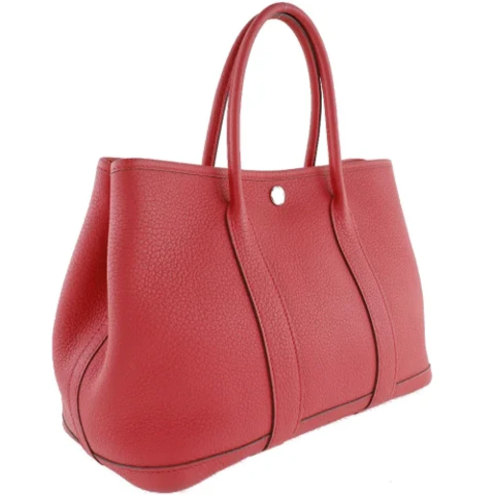 Hermès Vintage Pre-owned Fabric totes Red Dames