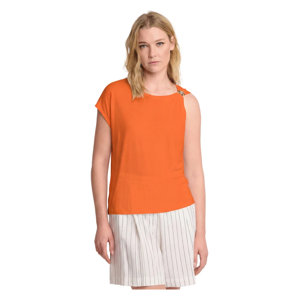 Kocca Orange Blouses, Female, S, T-Shirt Celidonia