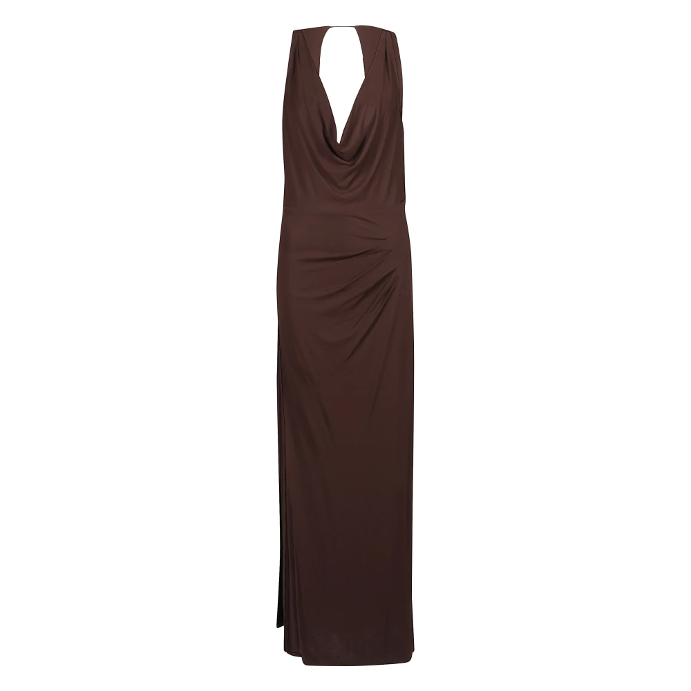 Simkhai Elegante Zwarte Jurk voor Vrouwen Brown Dames