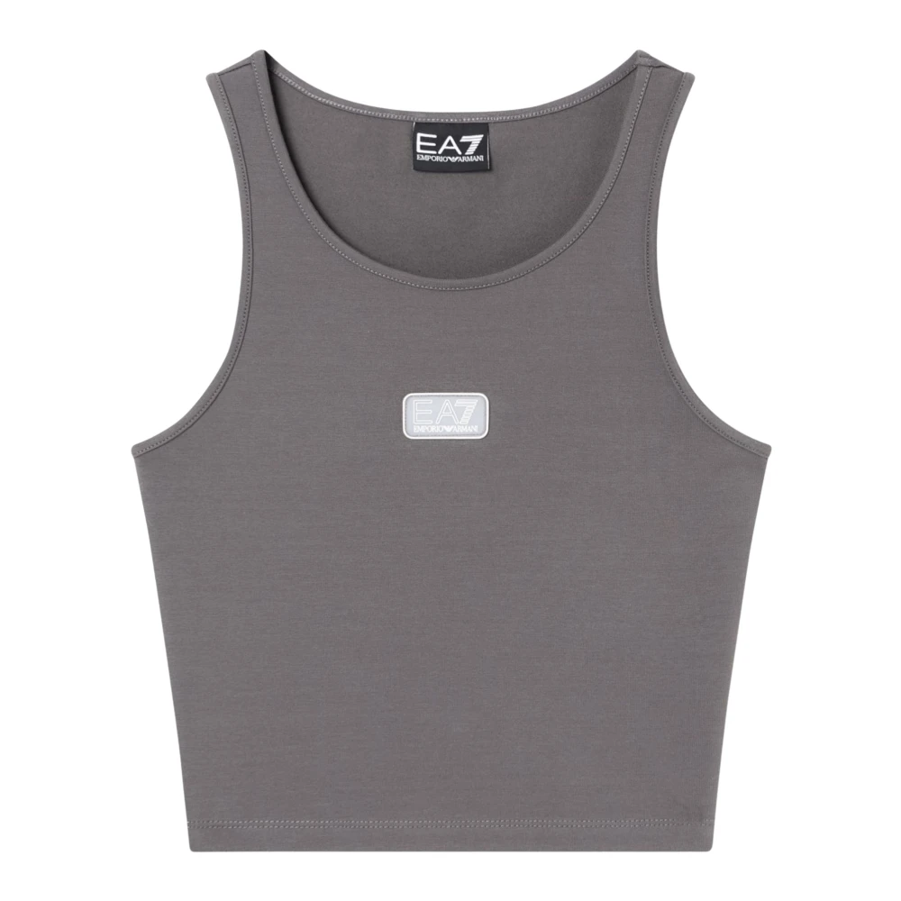 Emporio Armani Ea7 Donna Grigio Top, M, New,