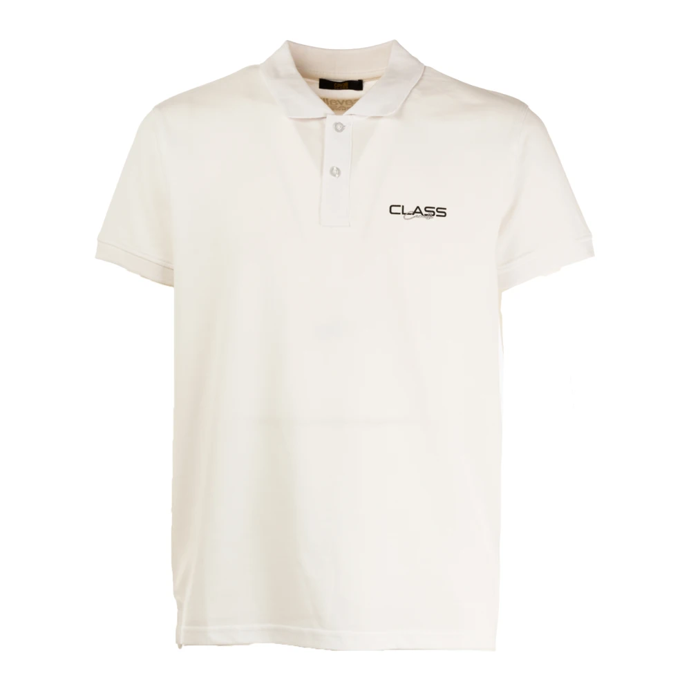 Cavalli Class Klassiek Heren Polo Shirt White Heren
