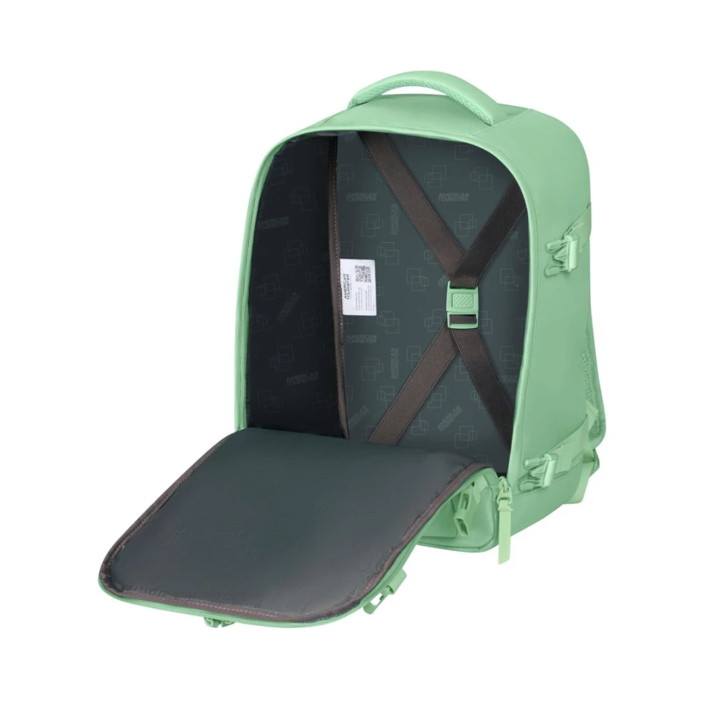 American Tourister Praktische en functionele handbagage rugzak Green Unisex