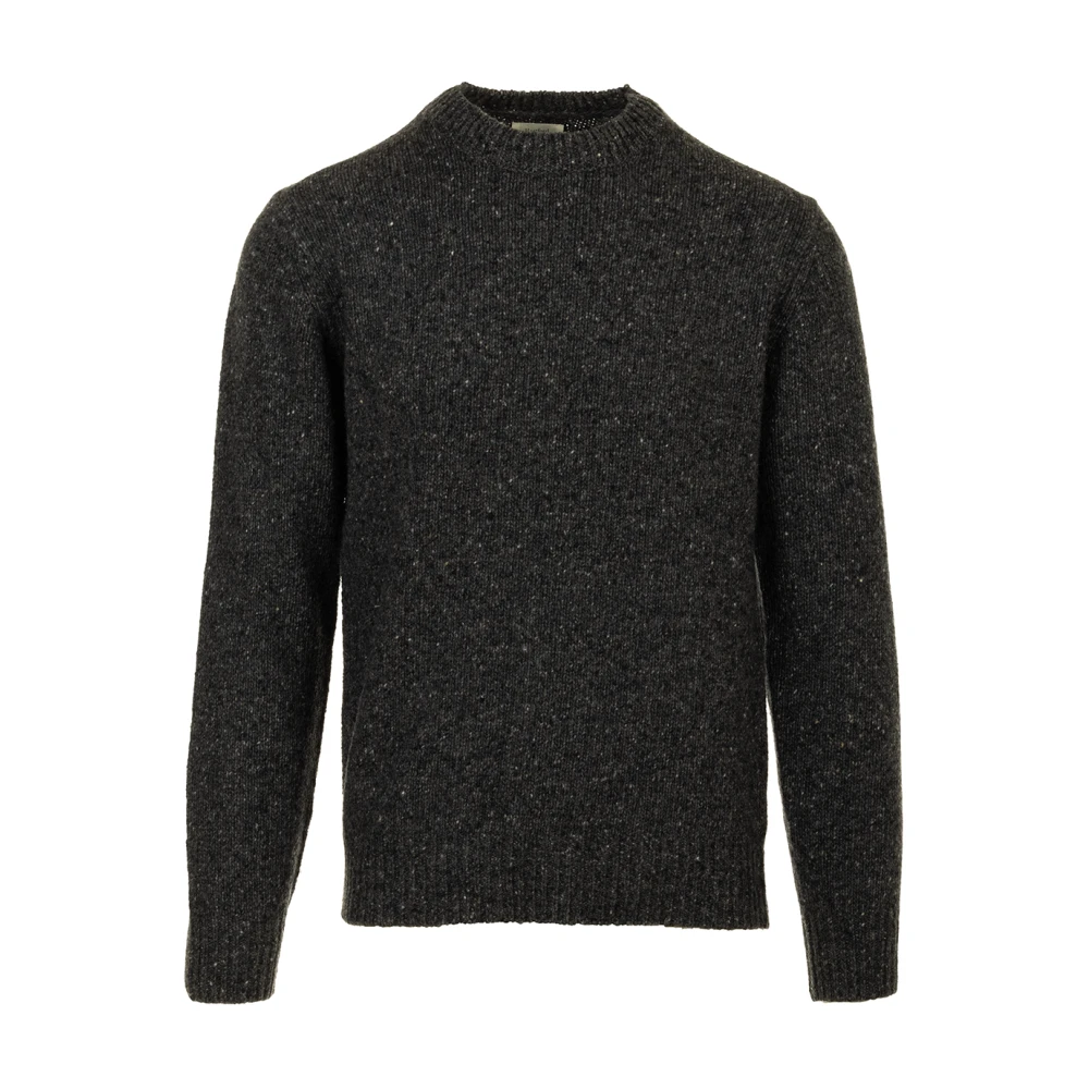Hartford Donegal Crew Neck Sweaters Black Heren
