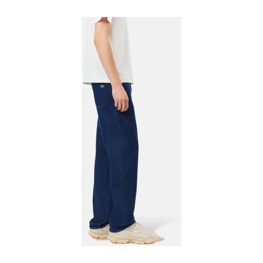 Lacoste Klassieke Straight Fit Indigo Jeans Blue Heren