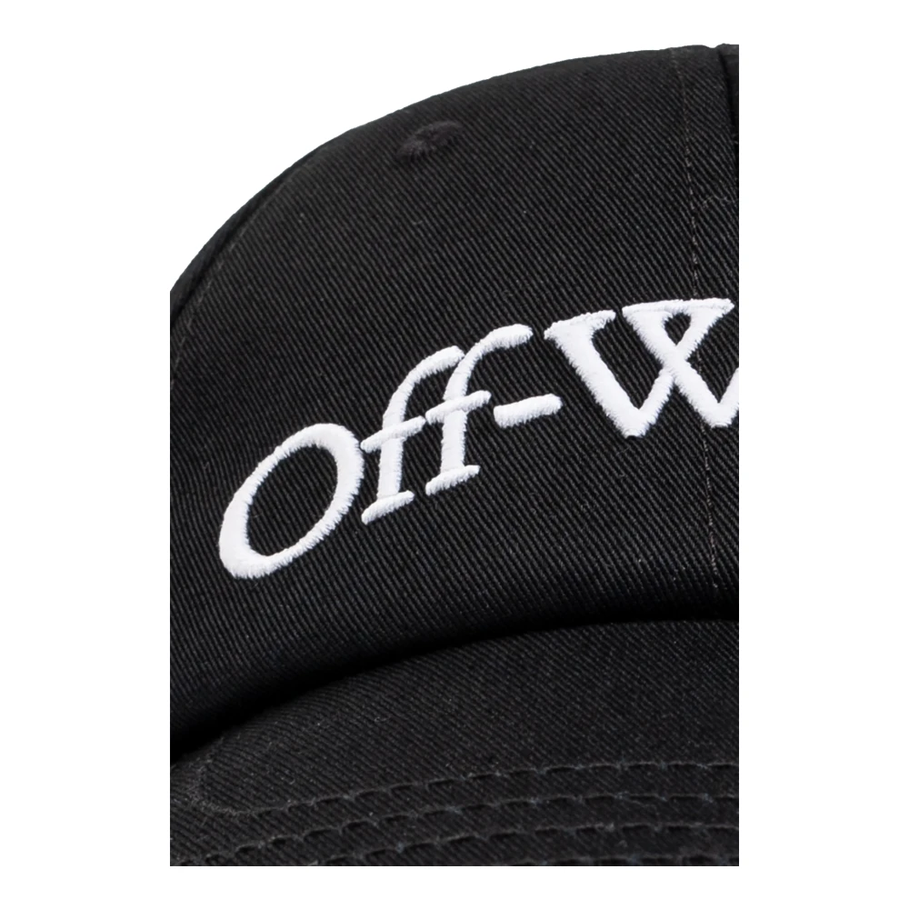 Off White Baseball Cap Black Heren