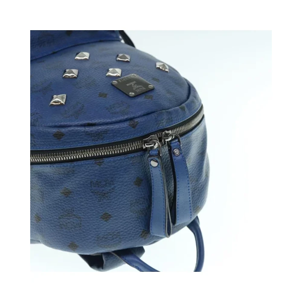 MCM Pre-owned Plastic backpacks Blue Dames