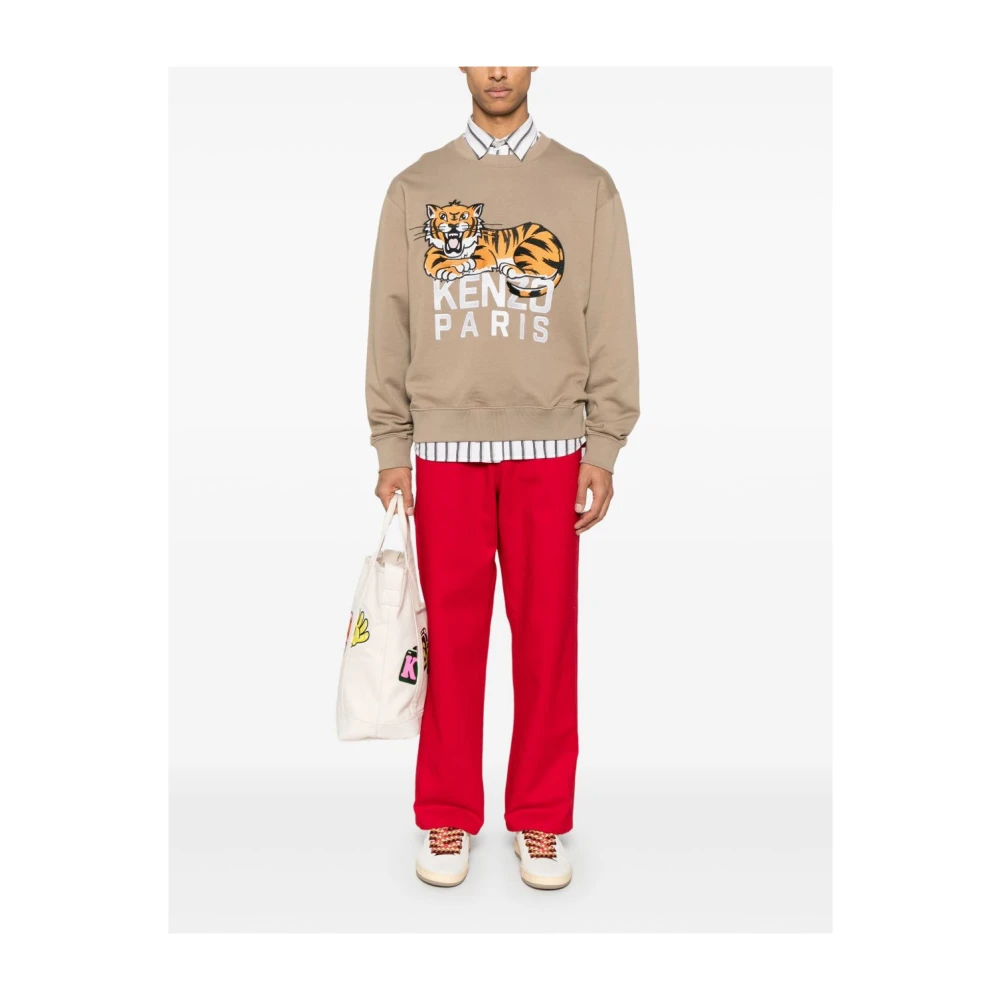 Kenzo Bruine Sweater Herenkleding Brown Heren