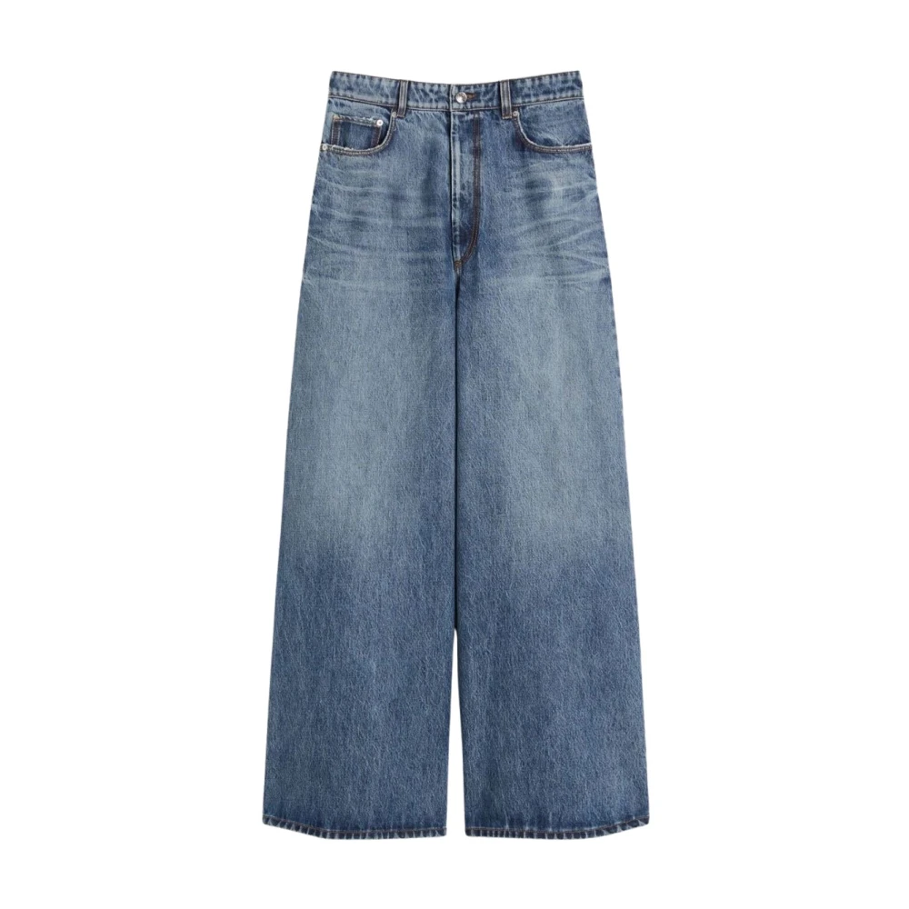 Sportmax Wide Jeans - Female - Wide Jeans - Blue - W28 - Jeans - Image 2