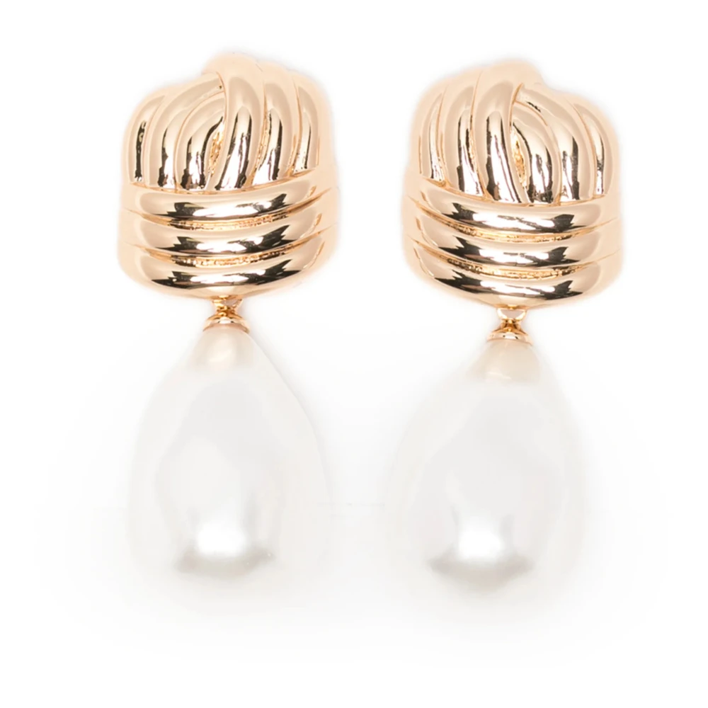 Self Portrait Women's Yellow Earrings, One Size, Bijoux Earrings