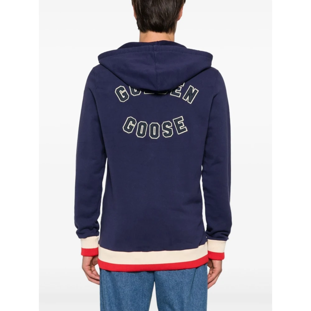 Golden Goose Stijlvolle Sweaters Collectie Blue Heren