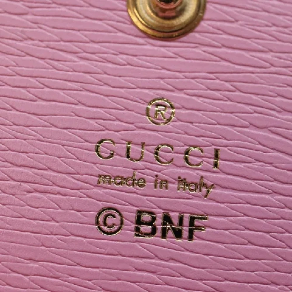 Gucci Vintage Pre-owned Leather wallets Pink Dames