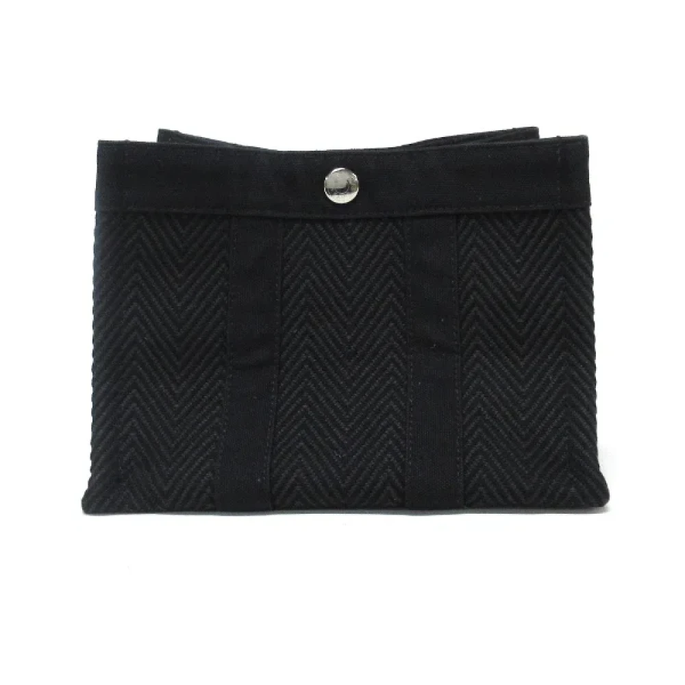 Hermès Vintage Pre-owned Cotton hermes-bags Black Dames