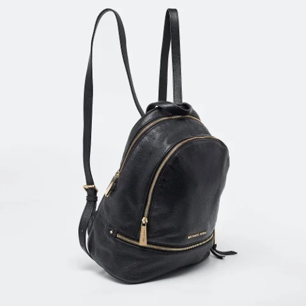 Michael Kors Pre-owned Leather backpacks Black Dames